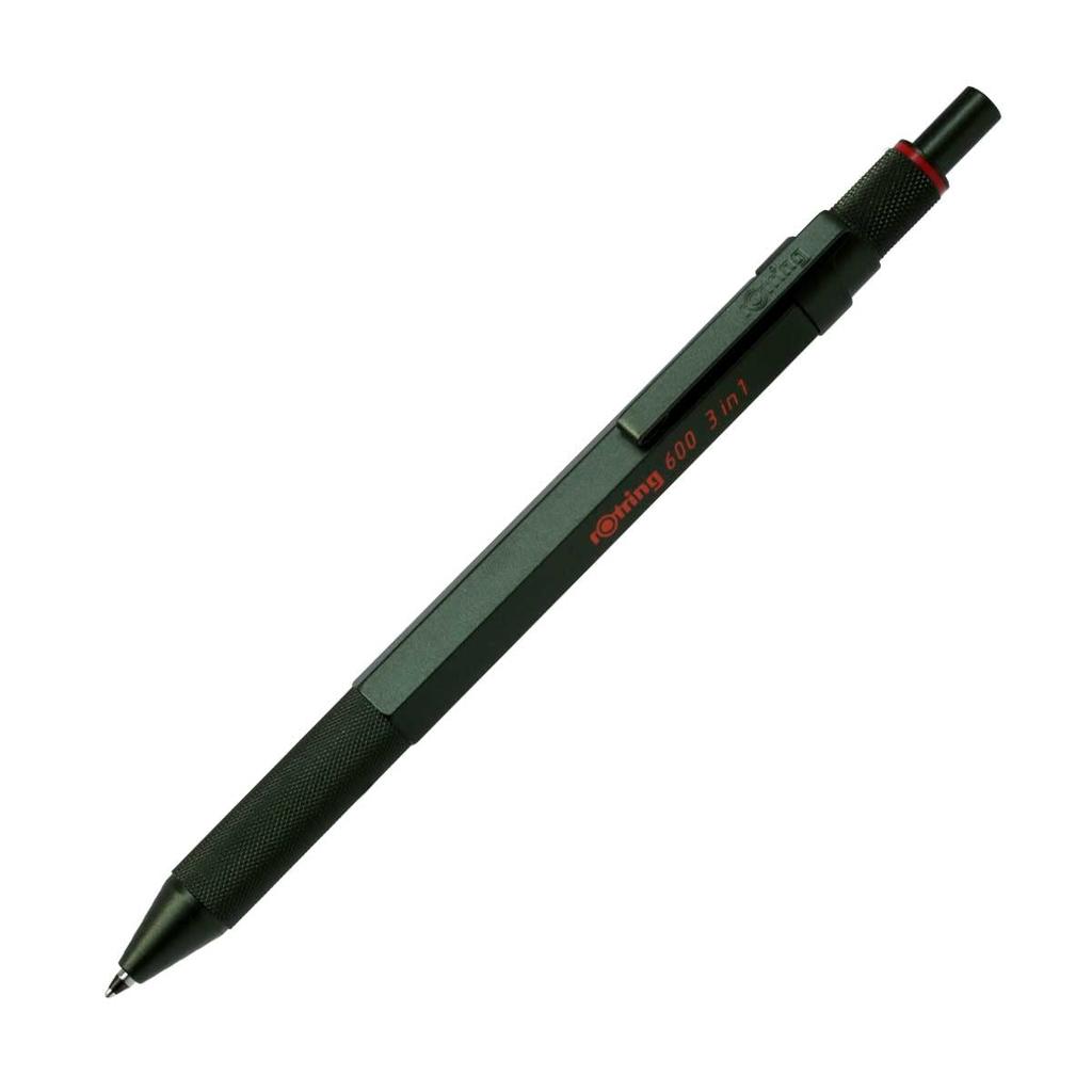 Rotring Multi Pen Camouflage Green 600 3in1 2159368 rOtring Mechanical Pencil Luxury Writing Instrument Stationery Made In Germany Drafting Pen
