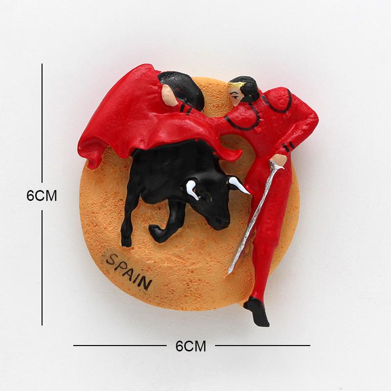 Копенгаген Прага Финляндия Испания тореадор Германия наклейка на холодильник магниты на холодильник подарок World Tourism наклейка на холодильник