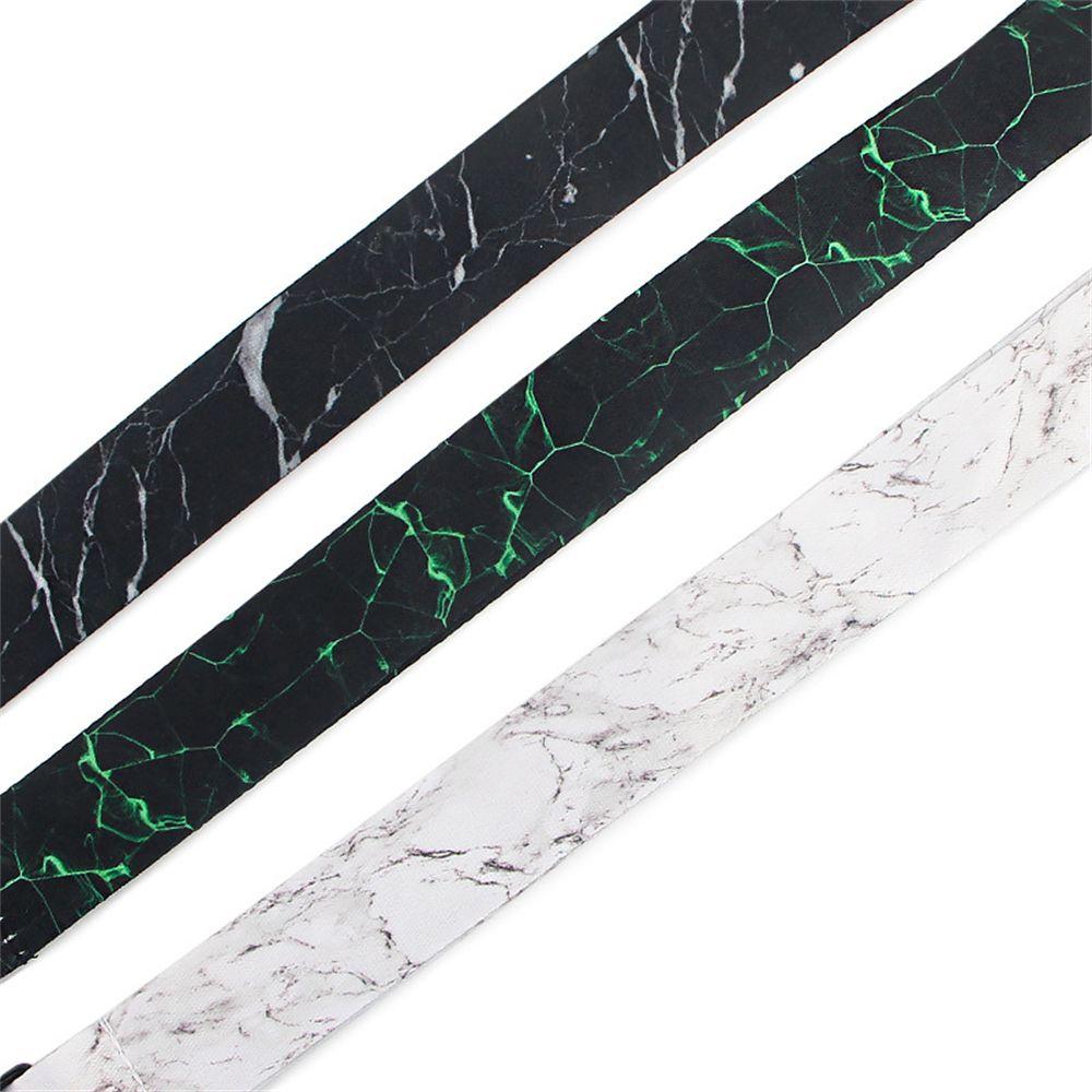 Name Tag Holder Webbings Ribbon Neck Straps Phone Lanyard Strap Phone Hang Rope Marbling Lanyard