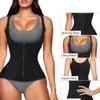 Women Waist Trainer Corset Zipper Vest Body Shaper Cincher Shapewear Slimming Belt Sports Girdle Neoprene Sauna Tank