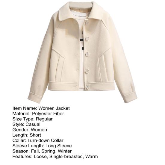 Женское шерстяное пальто осень-зима с боковыми карманами, однобортное, с капюшоном, свободное, в клетку, средней длины, плотное, сохраняющее тепло, пальто для поездок на работу, свиданий, путешествий