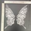 Сетчатая вышивка бабочки патчи органза кружево большая бабочка своими руками аппликация шитье свадебное платье одежда декор аксессуары