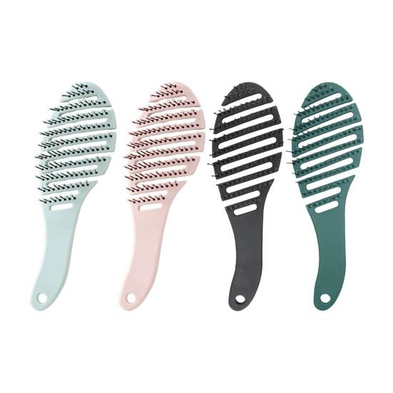 Vented Hair Brush Soft Bristles Scalp Massage Portable Anti-static Hair Styling Detangling Air Cushion Comb Women Girls Hairdressing Tools