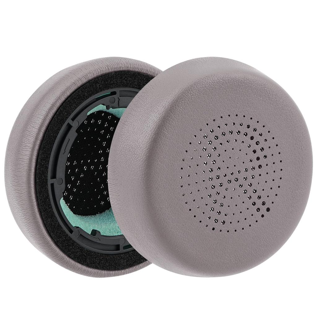 Geekria QuickFit Ear Pads Compatible with JLab Go Lux ANC Wireless Ear Cups Headphones, Pads/Ear (Protein Leather/Mauve)
