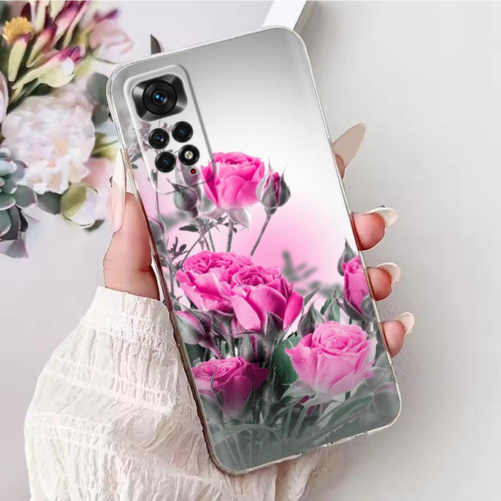 Мягкий чехол из ТПУ для Redmi Note 11 Pro Plus, чехол с рисунком бабочки, силиконовая задняя крышка для Xiomi Redmi Note 11 Note11 Pro 11S