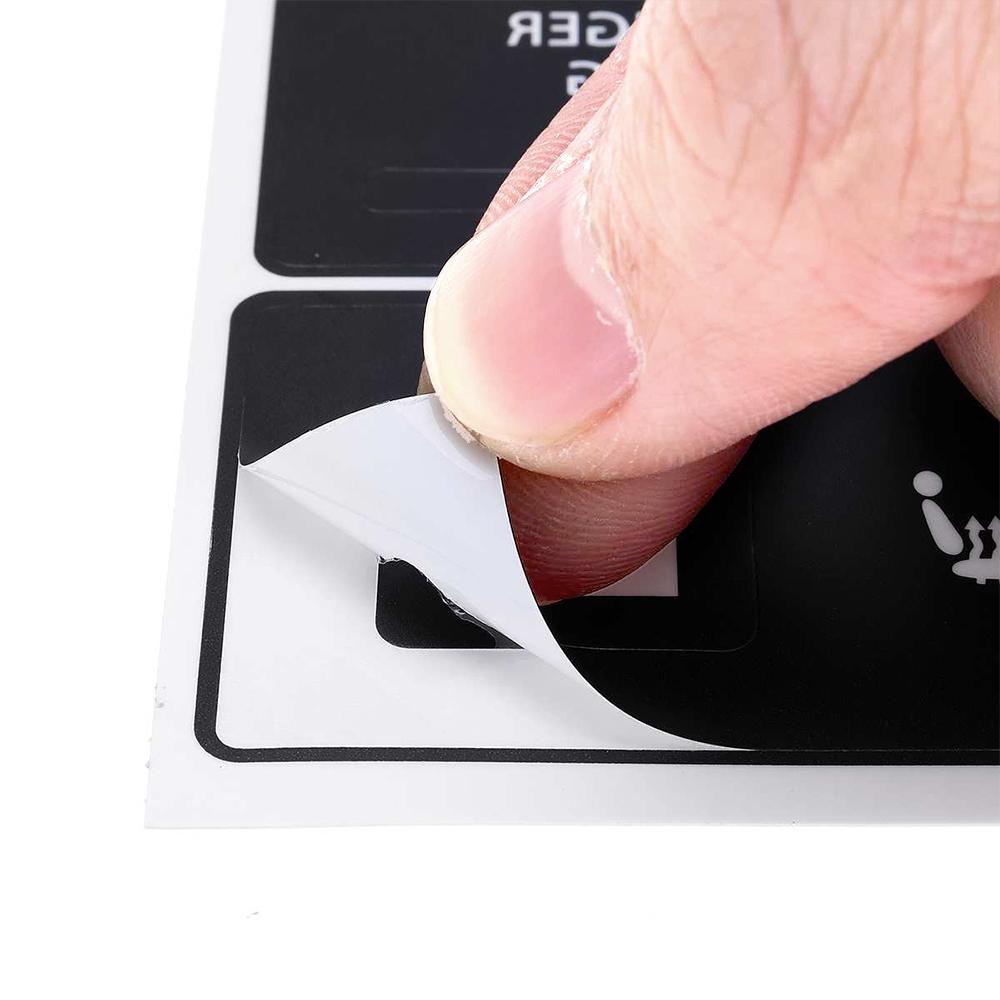 8 шт. Набор наклеек для ремонта кнопок мультимедиа автомобиля для 2005-2010 Volkswagen Jetta Passat Touareg Наклейки для ремонта Автомобильные аксессуары