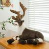 Reindeer Caribou Plush Body Christmas 45cm Pillow, Gift, Sit,