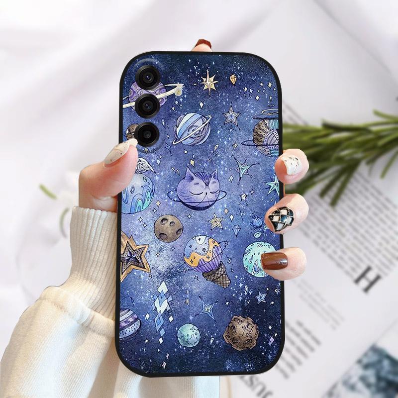 Чехол для телефона Samsung Galaxy A37 5G, задняя крышка, модный силиконовый мягкий TPU бампер с принтом для GalaxyA37 A 37, защитный чехол Capa