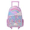 Rolling Backpack for Kids, Large Capacity School Bag with Wheels, Smiggle Style, Outdoor Travel, New