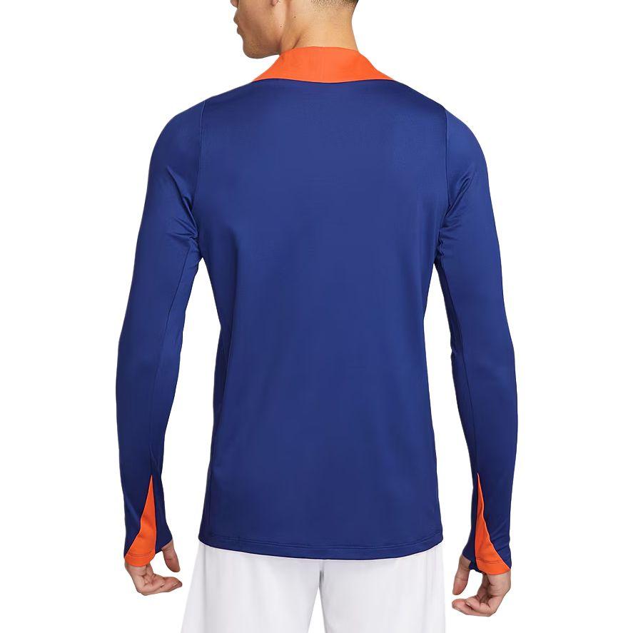 Nike Нидерланды Тренировочная футболка для футбола Strike Dri-FIT Королевский синий Оранжевый FJ2997-455