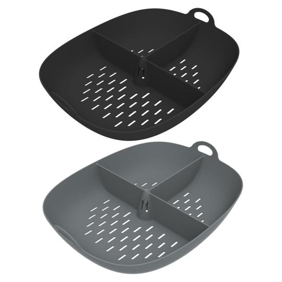 Домашняя выпечка и пароварка Силиконовый сетчатый противень для Thermomix TM7, Пищевой антипригарный многоразовый вкладыш для приготовления на пару, Термостойкий кухонный