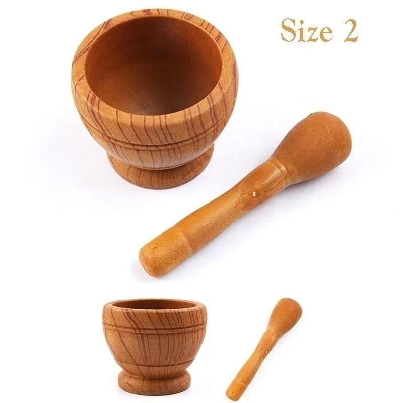 Resin Mortar Pestle Set Garlic Herb Spice Mixing Grinding Crusher Bowl Restaurant Kitchen Tools LS