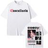 2025-26 Blanooperla Cosculluela Album Tour Merch T-Shirt Men's Gothic Fashion Vintage T-Shirt Extra Large Short Sleeve