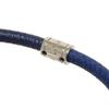 Б/у 12564 Браслет Neo Split M8155D 7986 Цветок Логотип LV Синий Серебристый Taiga Rama Монограмма Кобальт Мужской из Японии