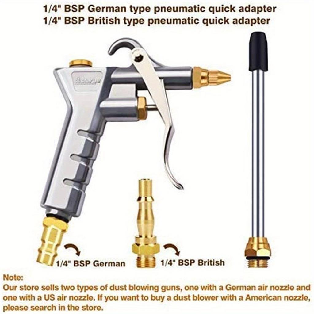 Пневматический очиститель воздуха - инструмент для чистки лодок с высоким давлением, удлиненной насадкой, удобной пистолетной рукояткой и простым удалением пыли.