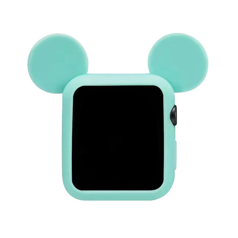 Мягкие силиконовые чехлы Для Apple Watch 11 10 9 8 7 46мм 45мм 41 42мм Девочки Мультяшные МИЛЫЕ Защитные Для iWatch 6 Se 44мм 40мм