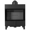 Steel fireplace KRATKI LUCY SLIM 10 kW Ø 160 black thermotec