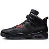 Air Jordan 6 Нескользящие Устойчивые к истиранию Средние Винтажные Баскетбольные Кроссовки Унисекс Черные II6558-001