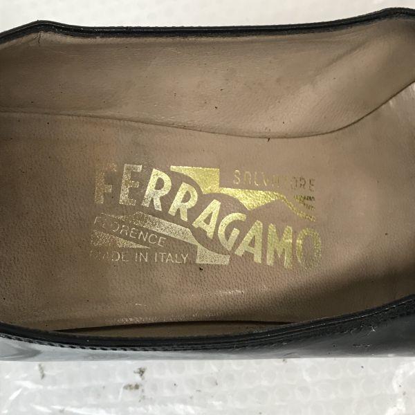 Salvatore Ferragamo Туфли на высоком каблуке Размер 5C 22.5 Черные туфли-лодочки(ИСПОЛЬЗОВАЛ)
