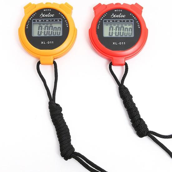 Digital Stopwatch Waterproof Compact Size Simple Operation No Clock No Date Silent Stopwatch Timer Chronograph Devices