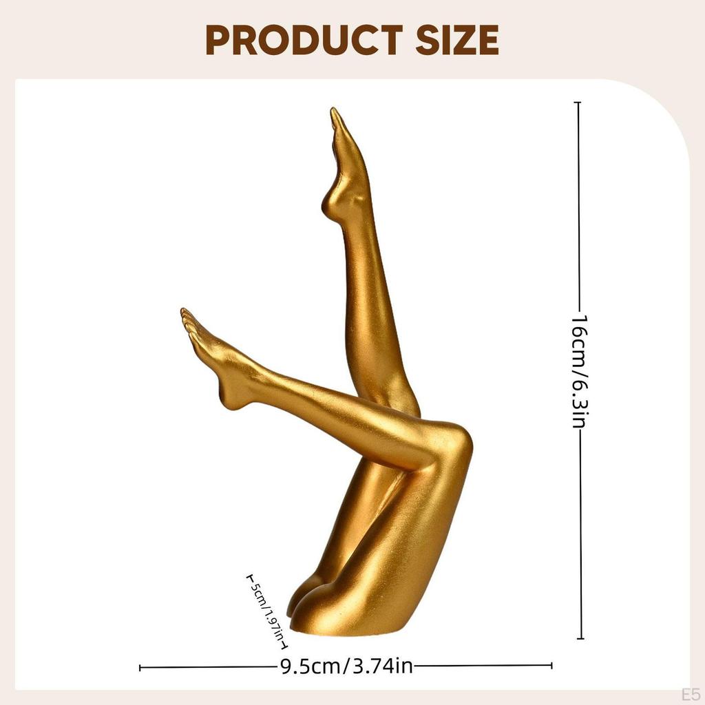 Female Legs Sculpture Desktop Ornament Decor Display Unique Craft Figurine Office Statue for