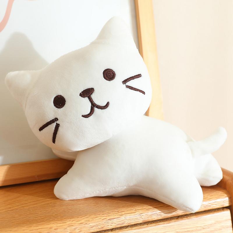 Милая Плюшевая Игрушка Кошка Мягкие Котята 4 Цвета Оранжевый Кот Игрушки Лежащий Кот Игрушка Мягкие Плюшевые Животные Игрушки Подарки для Детей Подарки на День Рождения