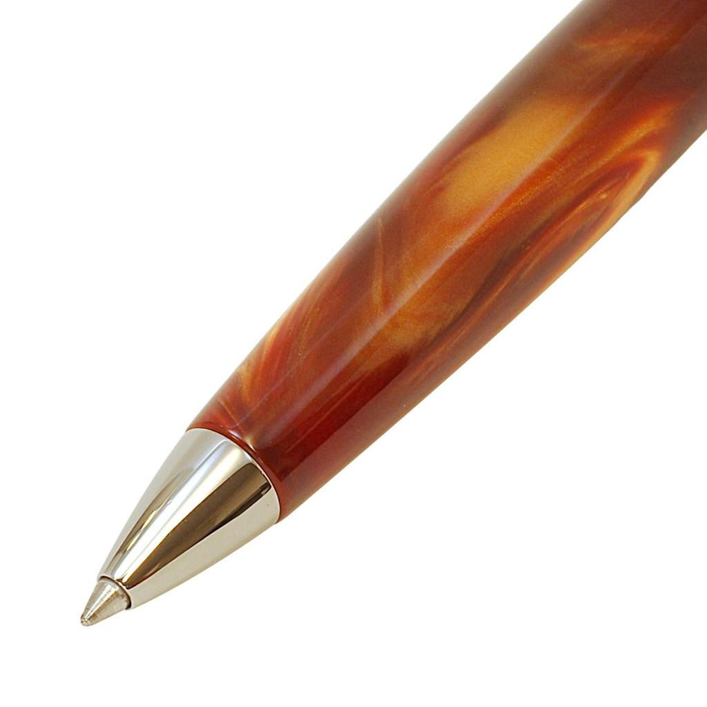 Romeo Itoya ROMEO 3 Ballpoint Pen Thick Shaft Italian Amber R184 No.