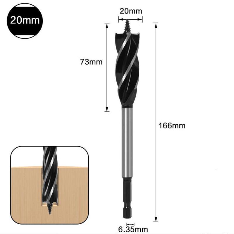Twist Drill Bit Wood Fast Cut Auger Carpenter Joiner Tool Drill Bit For Wood Cut Suit for Woodworking