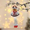 Christmas Fabric Pendant Christmas Doll Pendant Christmas Tree Pendant Ornament Small Gift Pendant