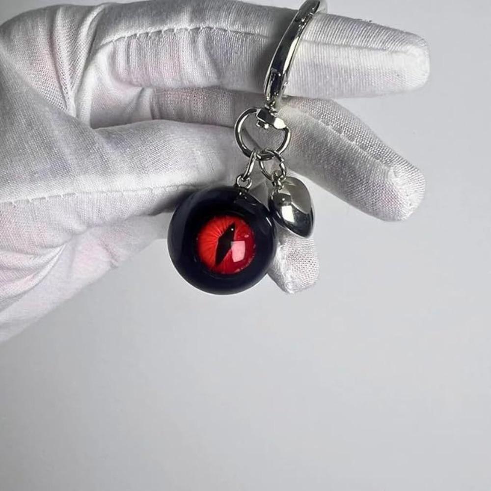 Eyeball Charms Gothic Eye Keychain Resin Material Eye Keychain Halloween Eyes Keychain  Cool Decor