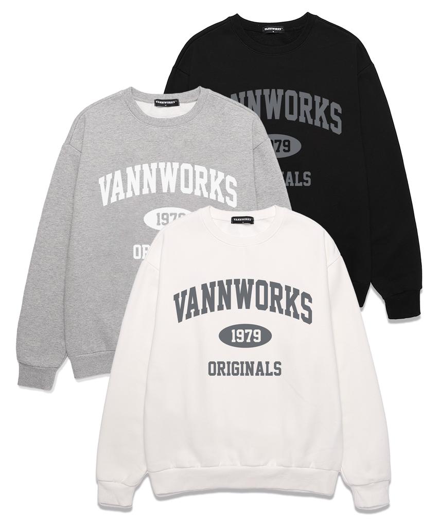 VANNWORKS Arch Original Sweatshirt (Vs0018) White (B Type)