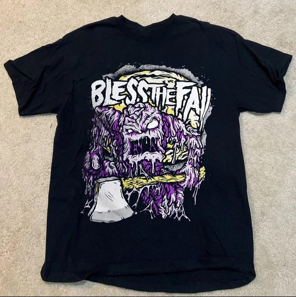 Hot Popular Blessthefall Band On Tour S to 5XL Black Shirt AA768 Unisex T-Shirt