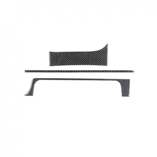 Carbon Fiber Interior Gear Shift Frame Cover Trim For Toyota FJ Cruiser 2007-14