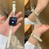 Продвинутая петля из кожи Heart для ремешка Apple Watch женский 10/9/8/7/6/5/4/3 SE 38мм 40мм 41мм 42мм 44мм 45мм 46мм 49мм Ремешок