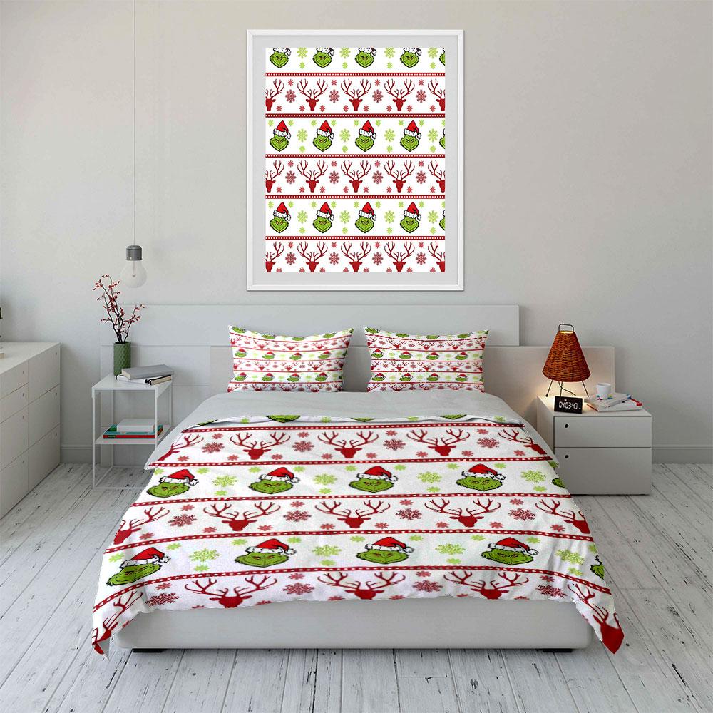 "Whimsical Christmas Cheer" Bedding sets Duvet covers Pillowcases(1* Duvet Cover 2* Pillowcases without duvet insert)