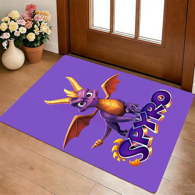 Spyro Dragon Living Room Nonslip Area Rug Soft Carpet For Bedroom Game Playroom Sofa Office Home Decor Doormat Christmas Gift C9301381