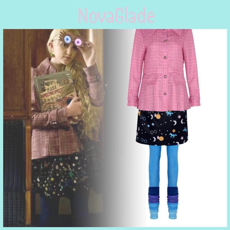 Luna Lovegood Cosplay Dress Set In Fantasy European Style
