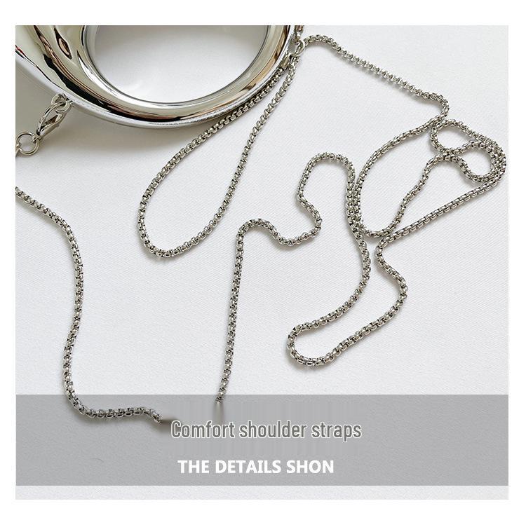 Мини-акриловая сумка-полумесяц класса люкс - Нишевая мода, кошелек для помады и монет через плечо