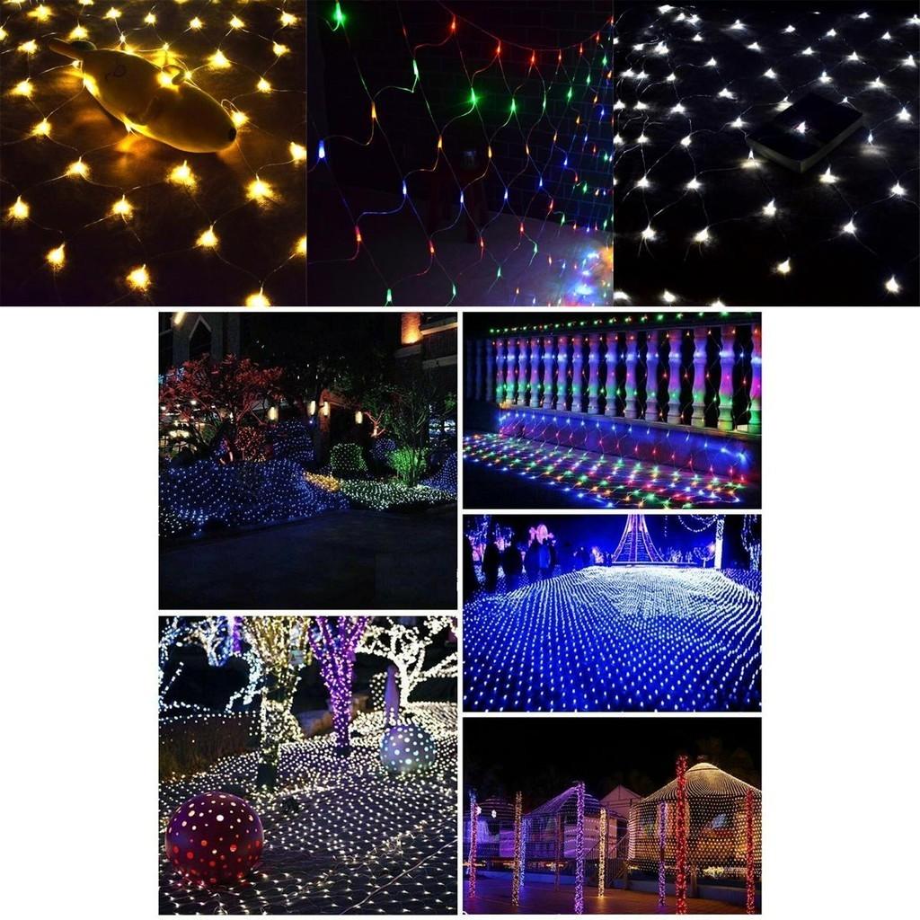 Gorgeous Net Mesh Christmas Fairy String Lights 200leds Ideal For Parties And Weddings