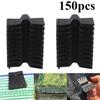 150 шт. черные зажимы для сетки для навеса от солнца, зажимы для пленки для теплицы в форме бабочки, держатели, зажимы для крепления, раздвижные зажимы для ткани для навеса, садовые инструменты