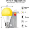 2pcs LED Sleep Amber Light Bulbs A19 12W 1800K Led Bulb Lamp Amber Soft Light Bulbs Warm Light for Bedroom/Baby Nursery