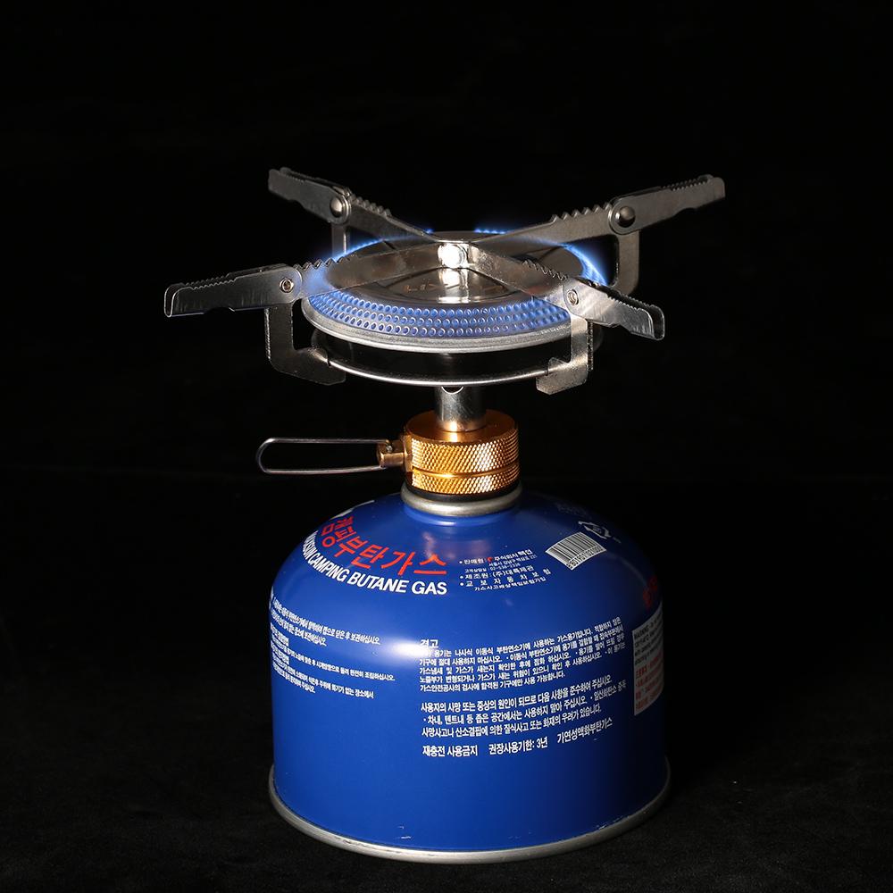 Lixada Ultralight Portable Outdoor Camping Gas Stove with Gas Tank Adapter Converter Hiking