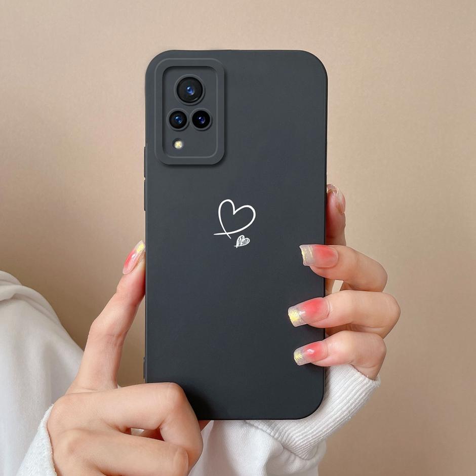 Чехол для VIVO V21 4G 5G Милый Кот Мультяшный Новый Стиль Дизайна Узор Жидкий Силикон Чехол Для VIVOV21 V 21 4G 5G Популярный Funda