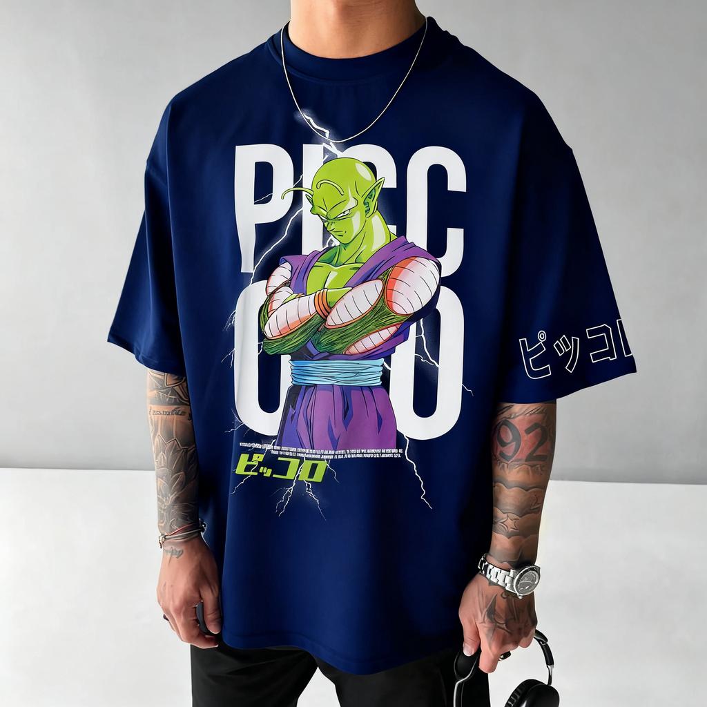 Dragon Ball Piccolo Anime Printed T-shirt Men's and Women's T-shirt Men's Top Sports T-shirt Men's T-shirt 2026 Summer New Tee