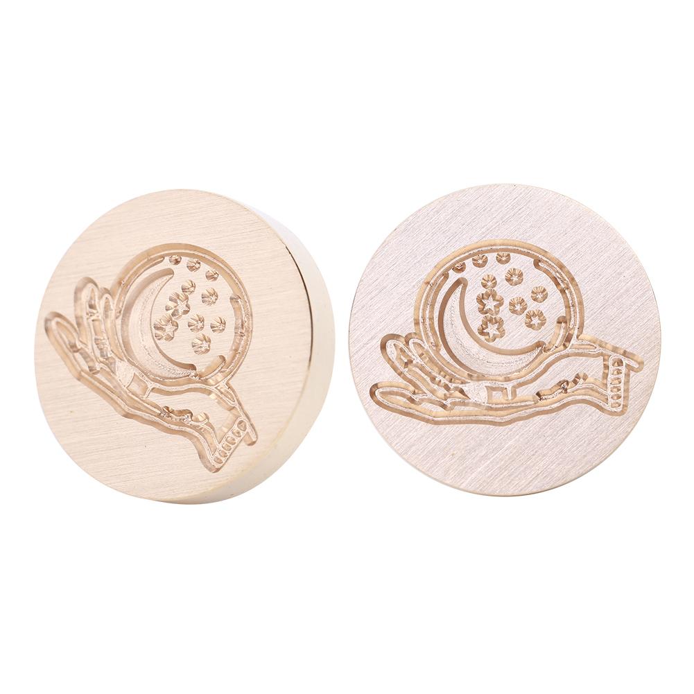 Ретро Звездное небо Печать сургучной головкой Огненная краска для открыток DIY Конверты Марки