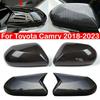Для Toyota Camry 2018- Накладка на боковое зеркало заднего вида, колпачок крыла, накладка на корпус наружного зеркала заднего вида, корпус из углеродного волокна