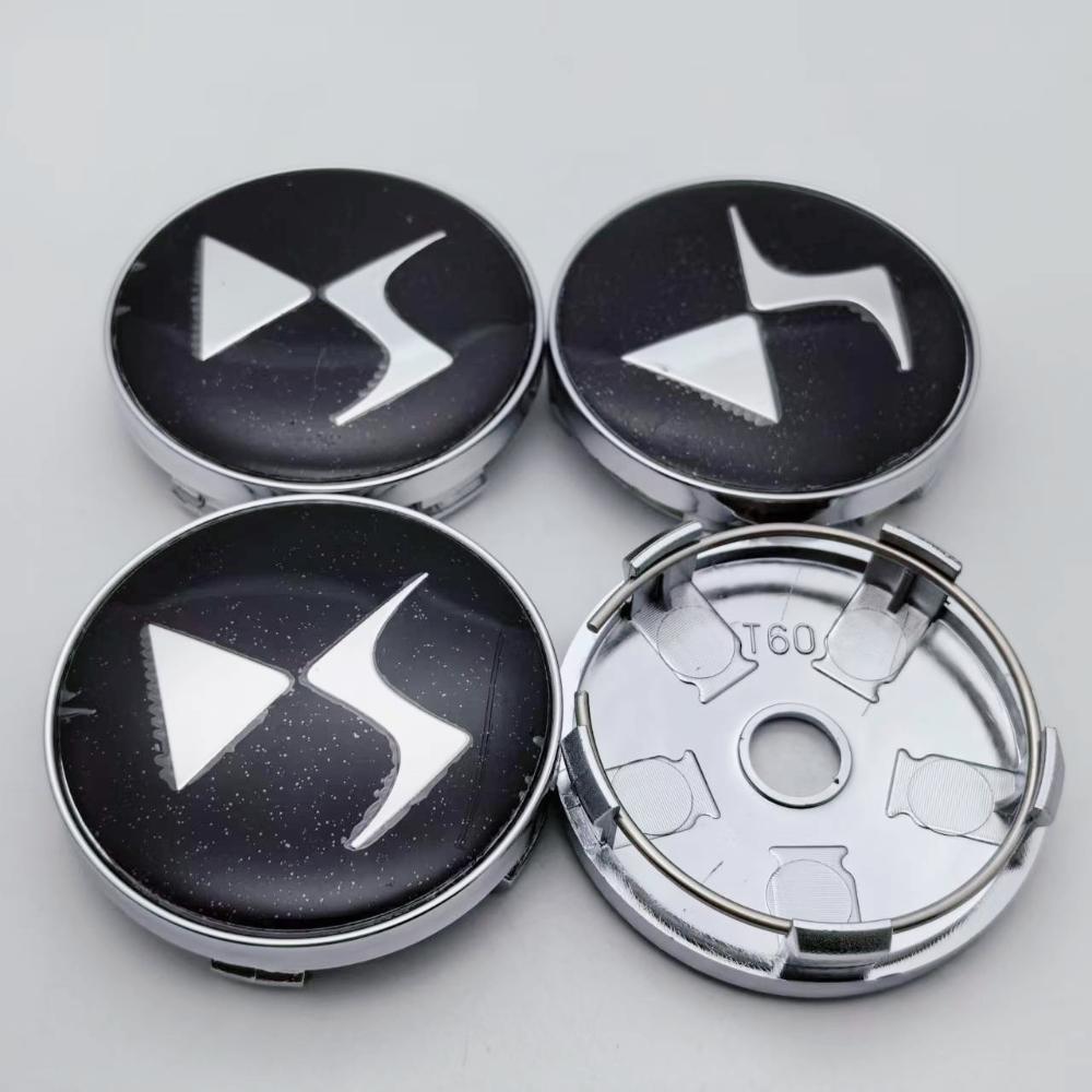 4PCS/lot 60MM DS Car Wheel Center Hub Caps for DS DS3 DS5 DS6 Deesse PSA logo Stylish Hard Wearing Replacement Dust Cover