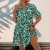 Летние платья Праздничные принтованные свободные платья для кукол Шикарные удобные и универсальные Темпераментные элегантные повседневные женские платья Нежные женские платья