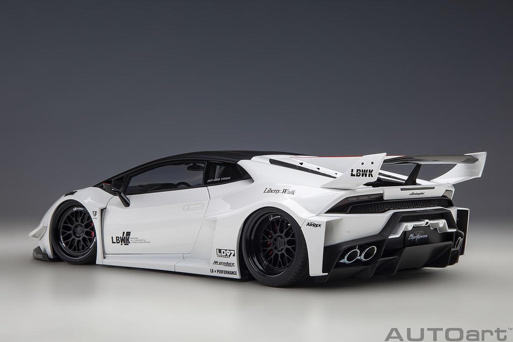 AUTOart Liberty Walk Works Lamborghini Huracan GT Белый Готовое изделие 1/18 LB-Silhouette