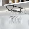 Подвесные держатели для бокалов красного вина под шкафом, барная полка для бокалов, стойка для домашней посуды, металлическая стойка для организации хранения посуды